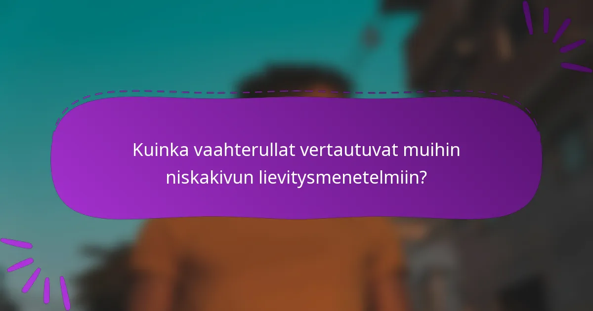 Kuinka vaahterullat vertautuvat muihin niskakivun lievitysmenetelmiin?